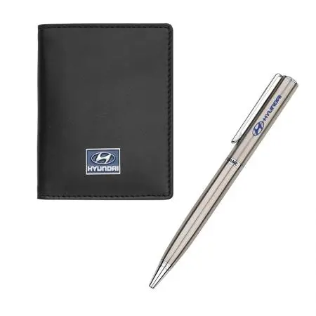 Сет от химикал и картодържател SILVER FLAME с лого Hyundai - image 1