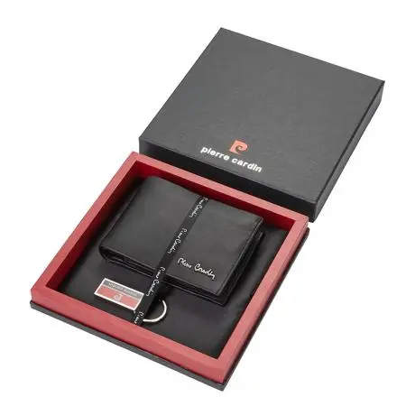 Стилен подаръчен сет PIERRE CARDIN - портфейл и ключодържател - image 6