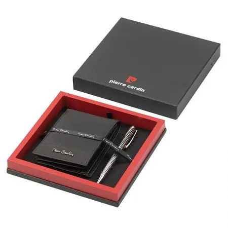 Мъжки сет PIERRE CARDIN - портфейл и химикал - image 8