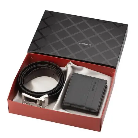 Комплект от портфейл и колан SILVER FLAME - 115 см - image 7