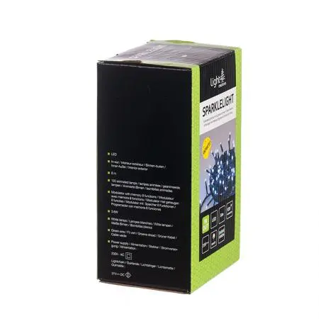 Iluminat de Crăciun, 8 m, 120 de LED-uri intermitente - 2