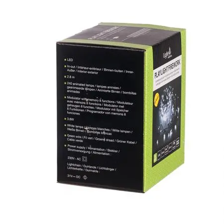 Ghirlandă luminoasă 2,8 m, 240 de LED-uri intermitente - image 1