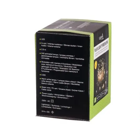 Светещ гирлянд 2,8 м., 240 мигащи LED лампички - image 1