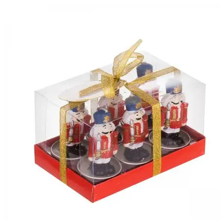 Коледни свещи 6 бр. войничета - image 1