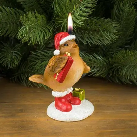 Коледна свещ пиленце - image 2