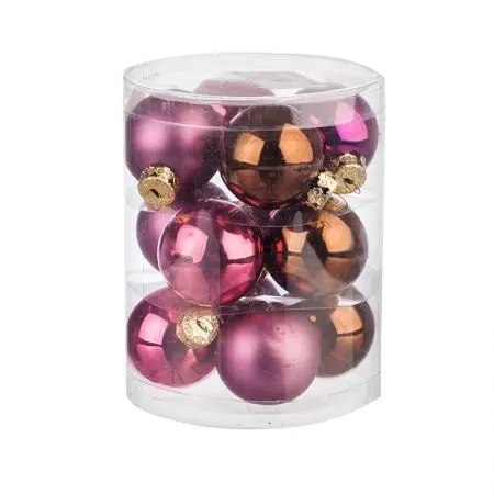 Стъклени топки - 12 бр.