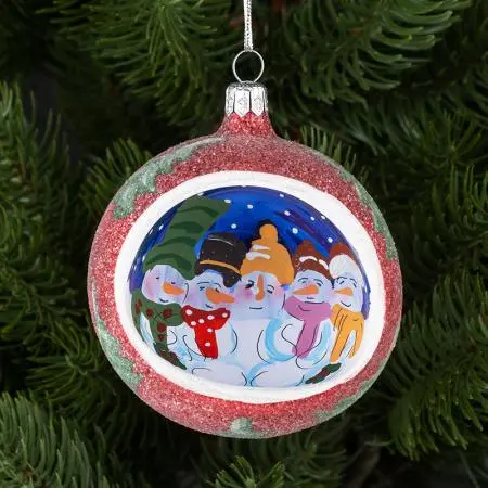 Glob de sticlă oameni de zăpadă - image 3