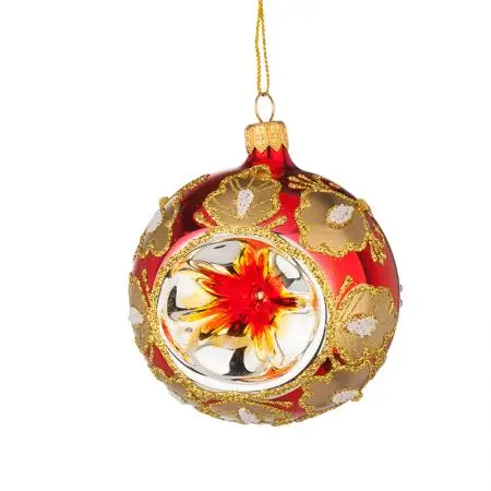 Glob de sticlă cu decorațiuni - 1