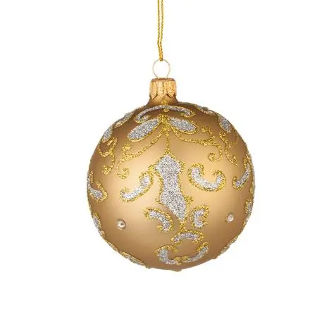 Glob de sticlă auriu