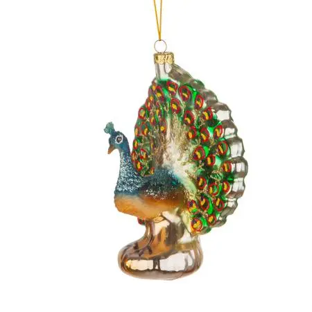 Коледна играчка паун - image 2