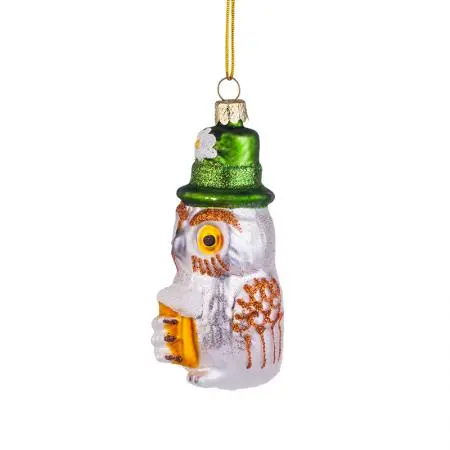 Коледна играчка сова - image 3