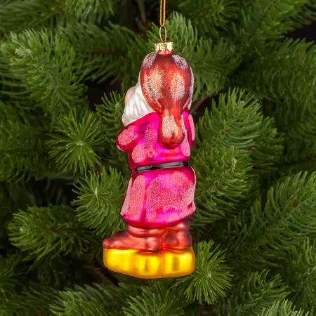 Стъклена играчка джудже Сърдитко - image 4