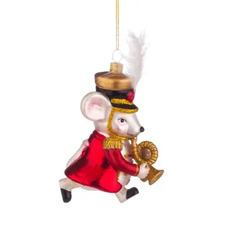 Стъклена играчка мишле музикант - image 1