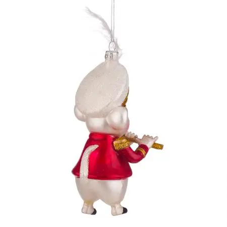 Стъклена играчка мишле музикант - 3