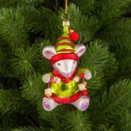 Стъклена играчка мишле - 4