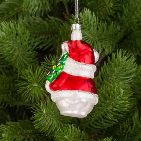 Стъклена играчка мишле с шапка - image 5