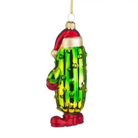 Стъклена играчка краставичка - 3