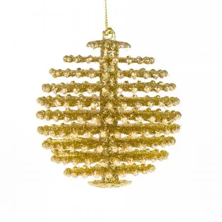 Ornament de Crăciun auriu - image 1
