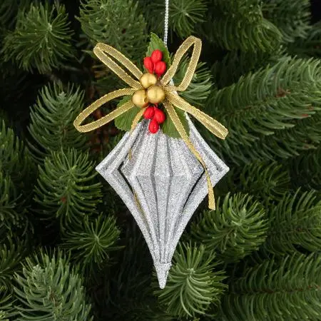 Ornament de Crăciun - argintiu - image 2