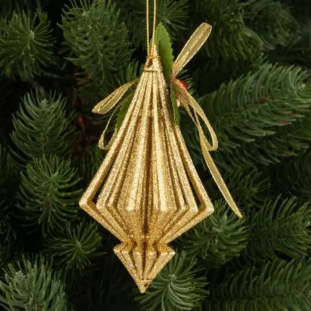 Коледна играчка - златна - image 3