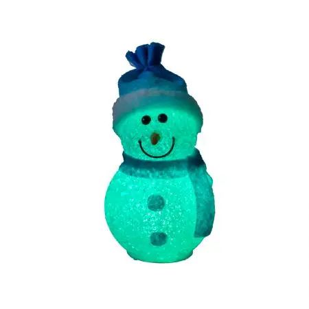 Снежен човек светещ 12 см - image 1