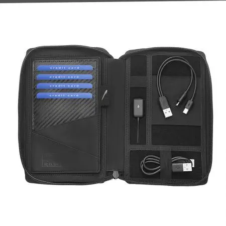 Οργανωτής με power bank SILVER FLAME - image 1