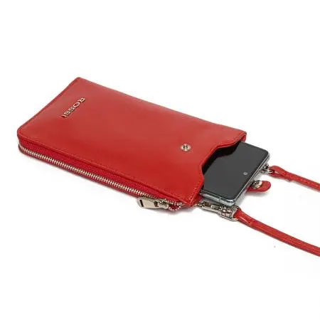 Дамско портмоне цвят червен - ROSSI - image 2