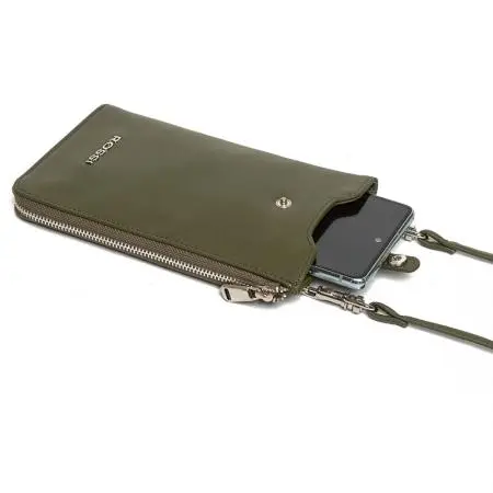 Дамско портмоне цвят зелен - ROSSI - image 2