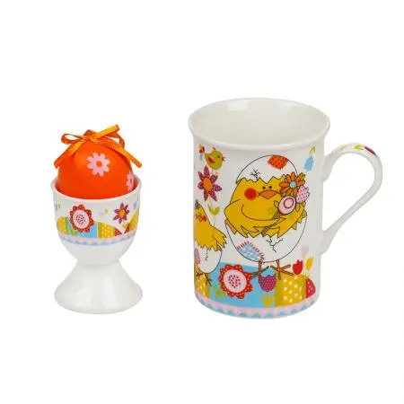 Set cană cu suport pentru ou - 1