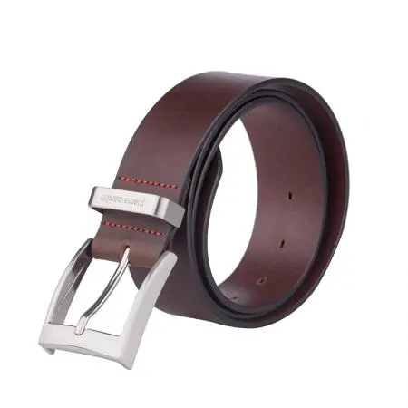 Мъжки тъмно кафяв колан Pierre Cardin - 100 см - image 1