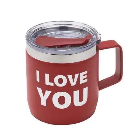 Cană termică I LOVE YOU - roșie - 1