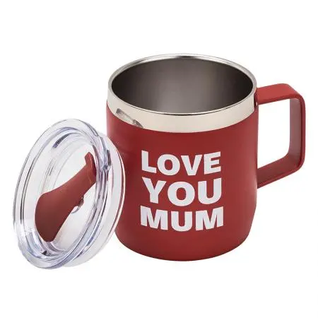 Θερμός ποτήρι I LOVE YOU MUM - κόκκινο - 2