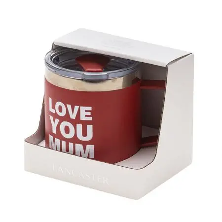 Θερμός ποτήρι I LOVE YOU MUM - κόκκινο - image 2