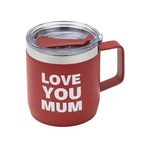 Θερμός ποτήρι I LOVE YOU MUM - κόκκινο - 1