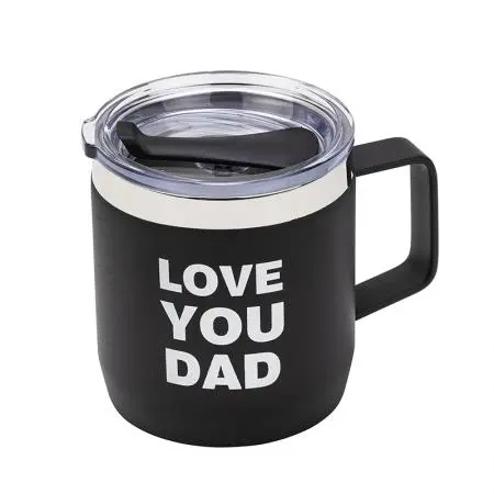 Cană termică I LOVE YOU DAD - neagră - 1