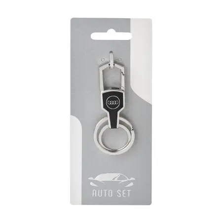 Ключодържател SILVER FLAME с лого на Audi - image 2