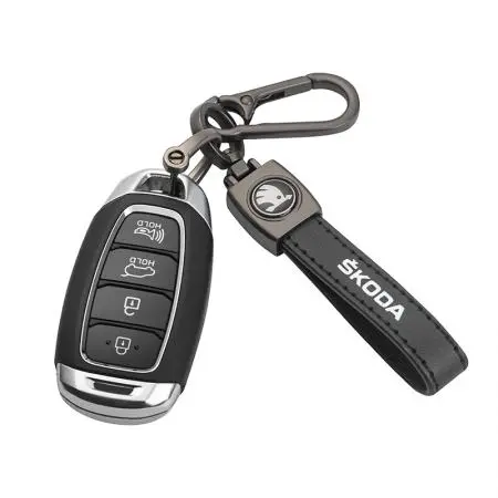 Ключодържател SILVER FLAME с лого на Skoda - image 1