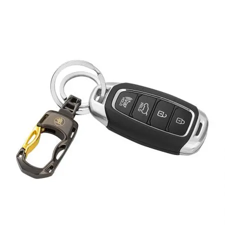 Breloc SILVER FLAME cu logo Skoda - 4