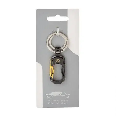Breloc SILVER FLAME cu logo Citroen - 5