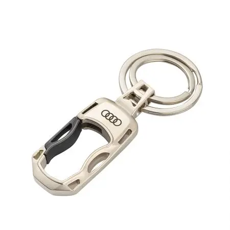 Breloc SILVER FLAME cu logo Audi - 1