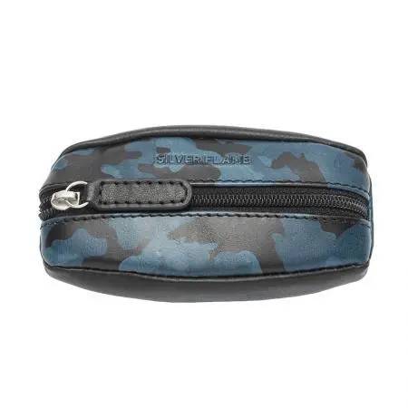 Breloc cu fermoar SILVER FLAME - colecția Camuflaj Albastru - 1