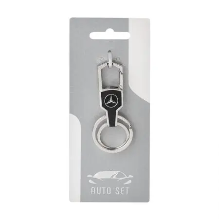 Ключодържател SILVER FLAME с лого на Mercedes - image 2