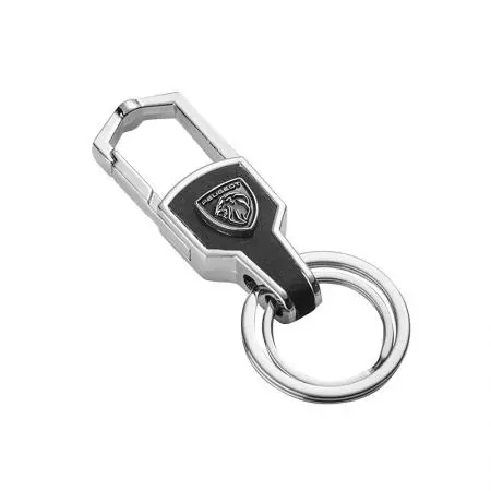 Ключодържател SILVER FLAME с лого на Peugeot