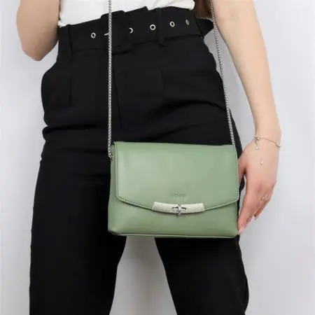 Geantă de damă culoare Verde – ROSSI - image 6
