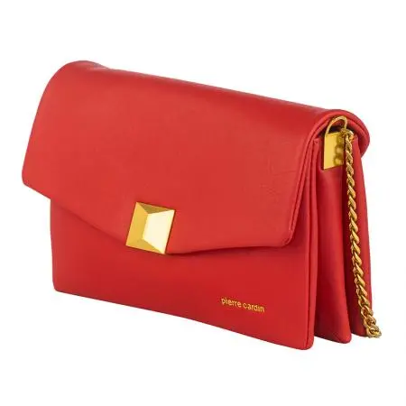 Дамска чанта Pierre Cardin - червена - image 1