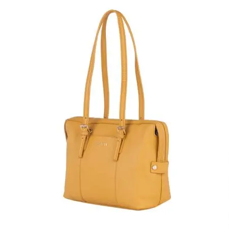 Дамска чанта цвят Светла горчица - ROSSI - image 1