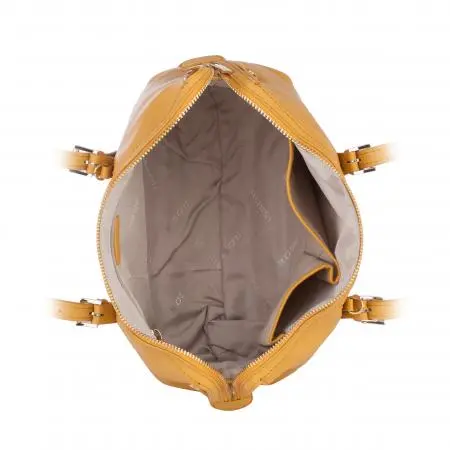 Дамска чанта цвят Светла горчица - ROSSI - image 3