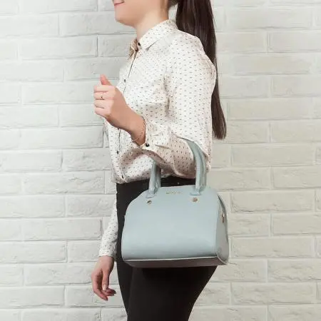 Дамска чанта цвят Сиво - ROSSI - image 4