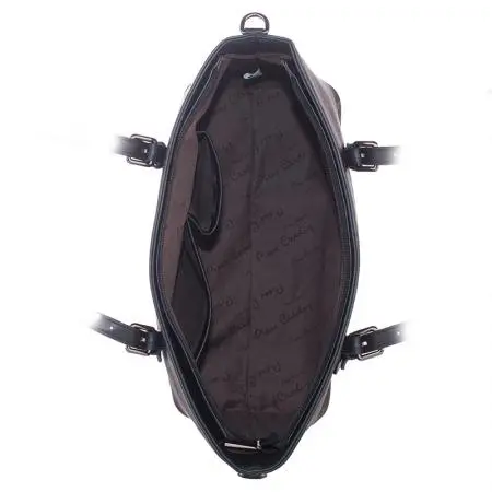Дамска черна чанта от ЕКО кожа PIERRE CARDIN - image 3