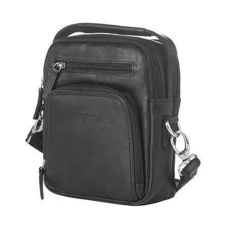 Мъжка черна чанта SILVER FLAME - image 1